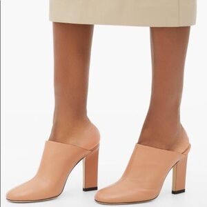 Wandler | Casta Block Heel Mules Sepia Tan Size 6.5 NEW